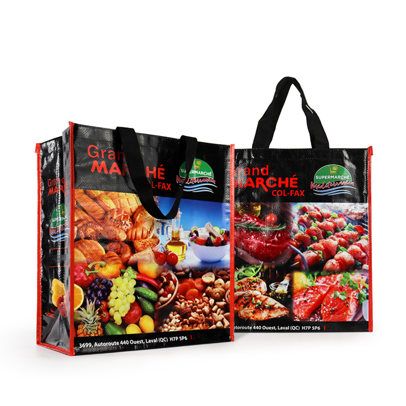 Reusable Grocery PP Woven Laminated Shopping Tote Bag SP-PW 00001