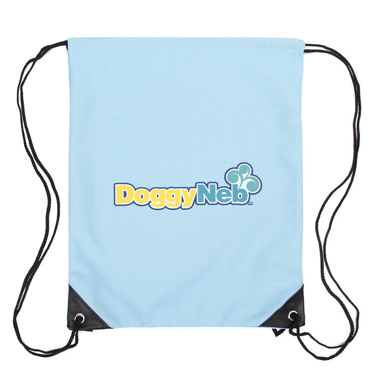 Promotional cheap recycle custom logo size double string small nylon drawstring pouch polyester dust bag for packaging