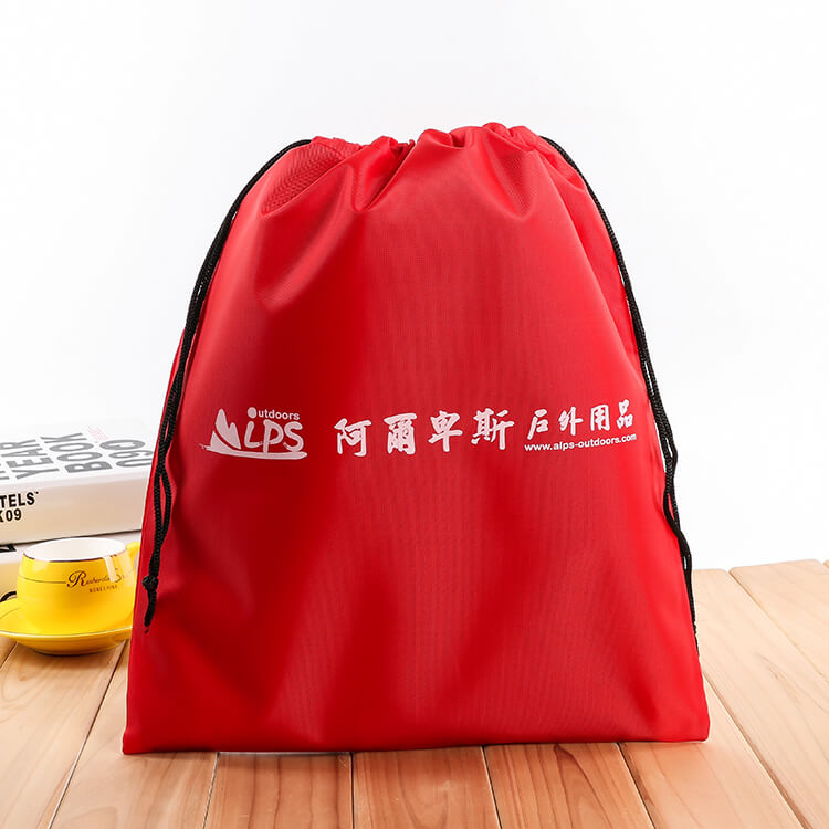 Fashion Waterproof Drawstring Sling Duffle Sports Polyester Bag