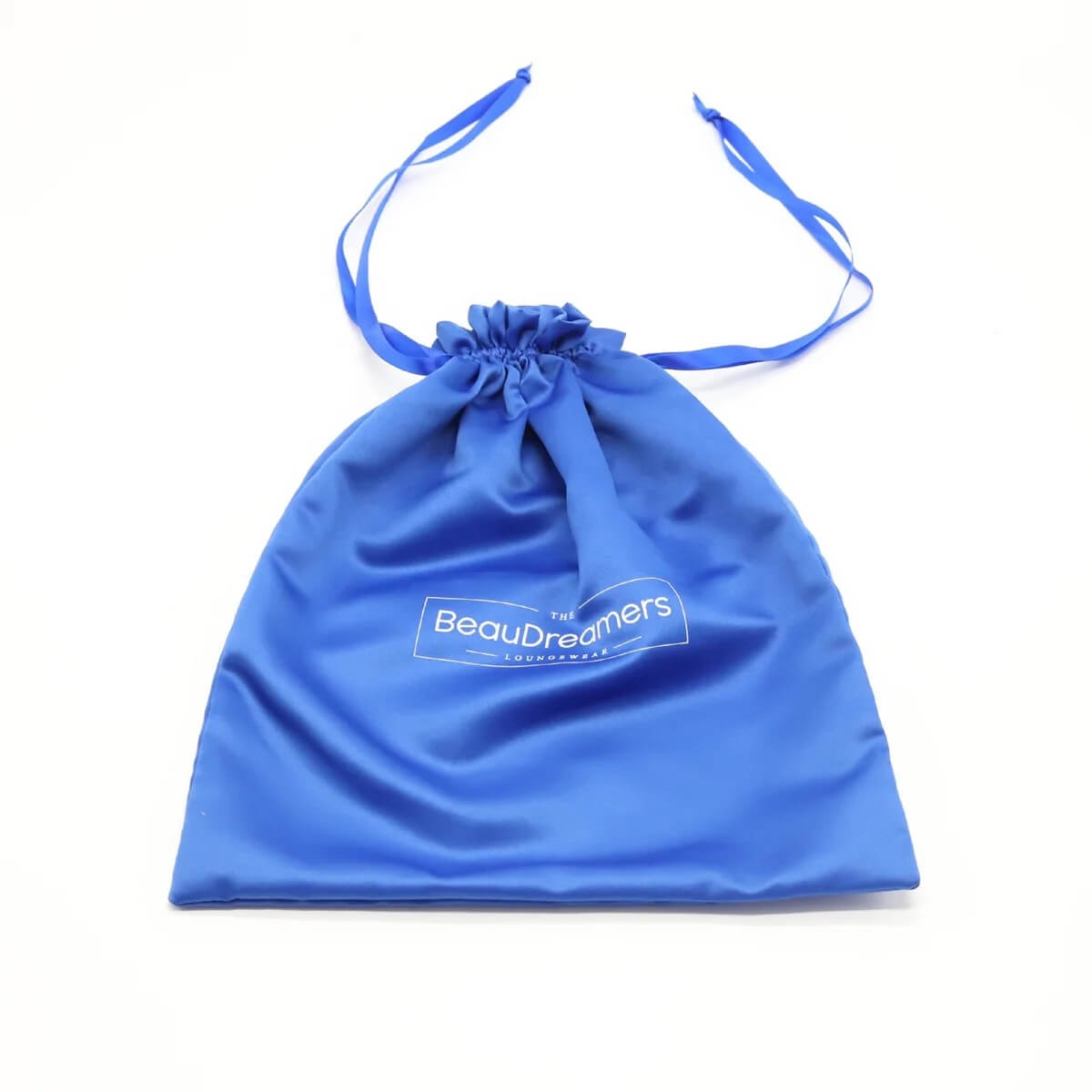 Personalized Single String Silk Satin Jewelry Bag Luxury Drawstring Gift Silk Dust Cosmetic Packaging Bag