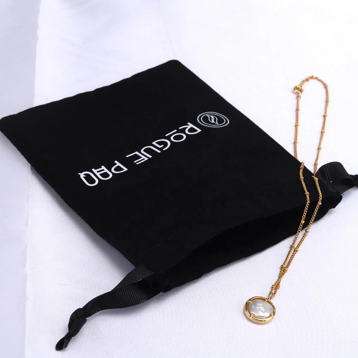 High End Gold Hot Stamping Velvet Watch Lipstick Packaging Bag Velvet Drawstring Jewelry Storage Pouch