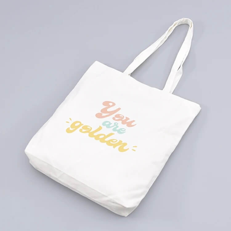 New Style Custom Printed Logo Tote Shopping Cotton Canvas Bag Female Canvas Ins Cute Large With Handle Cross Body Bag