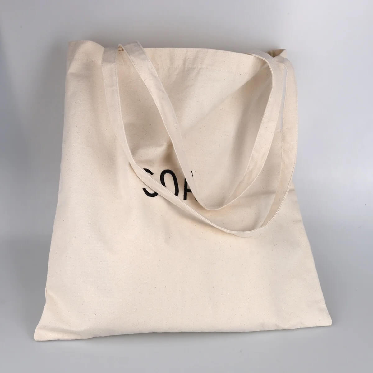 Eco Friendly Reusable Durable Custom Logo Tote Shopping Bags Cotton Canvas Bag