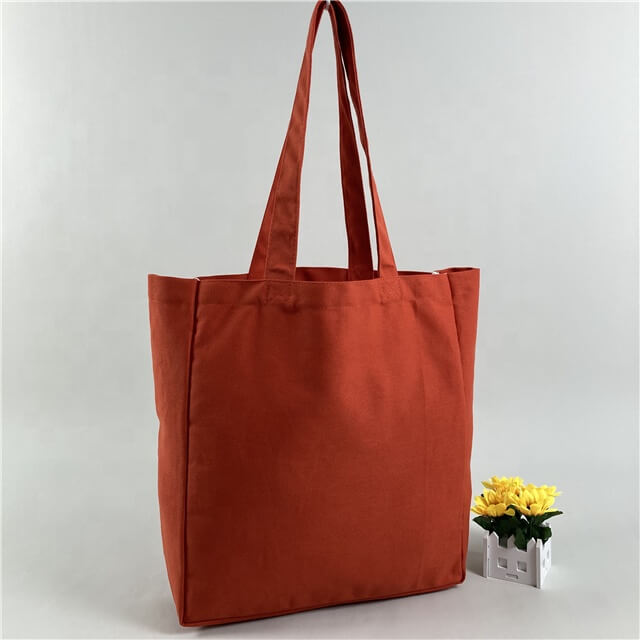 Wholesale Black Handle Cotton Canvas Bag Custom Print Logo 100% Cotton Canvas Tote Bag