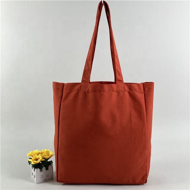 Wholesale Black Handle Cotton Canvas Bag Custom Print Logo 100% Cotton Canvas Tote Bag