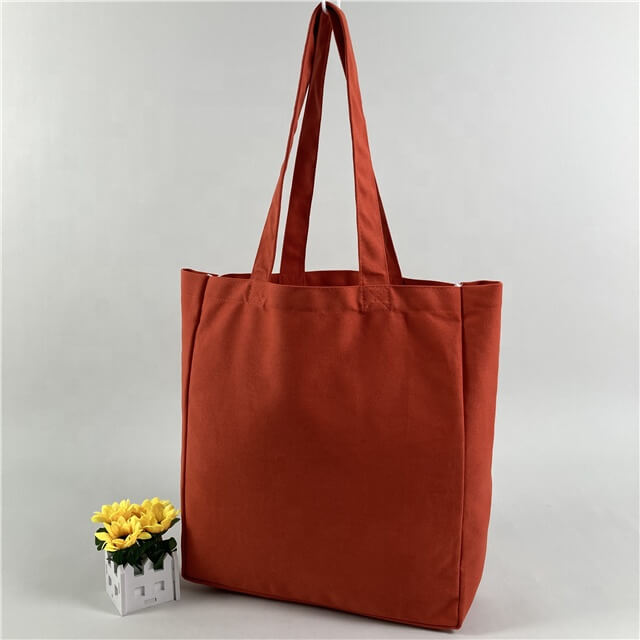 Wholesale Black Handle Cotton Canvas Bag Custom Print Logo 100% Cotton Canvas Tote Bag