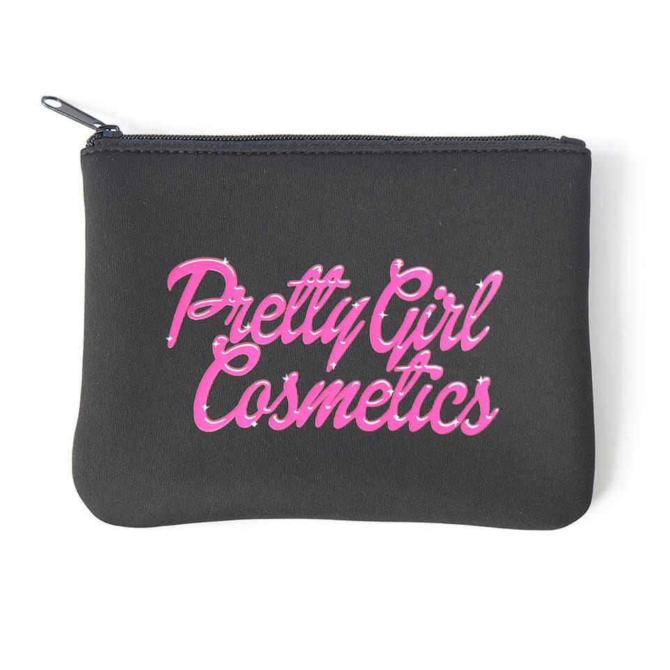 Fashion Luxury Wholesale Neoprene Cosmetic Bag Pink Printing Makeup Bag Travel Neoprene Cosmetic Clutch Pouch Organizer