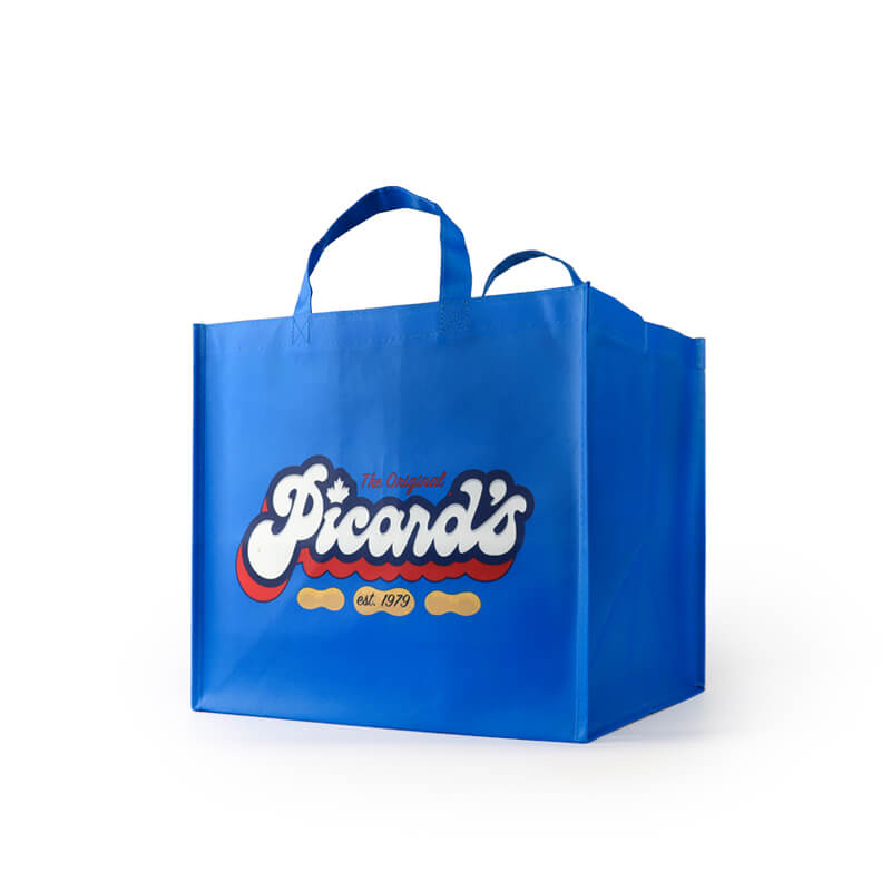 Wholesale Custom Printed Eco Friendly Recycle Reusable Grocery PP Laminated Non Woven Fabric Tote Shopping Bags