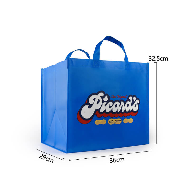 Wholesale Custom Printed Eco Friendly Recycle Reusable Grocery PP Laminated Non Woven Fabric Tote Shopping Bags