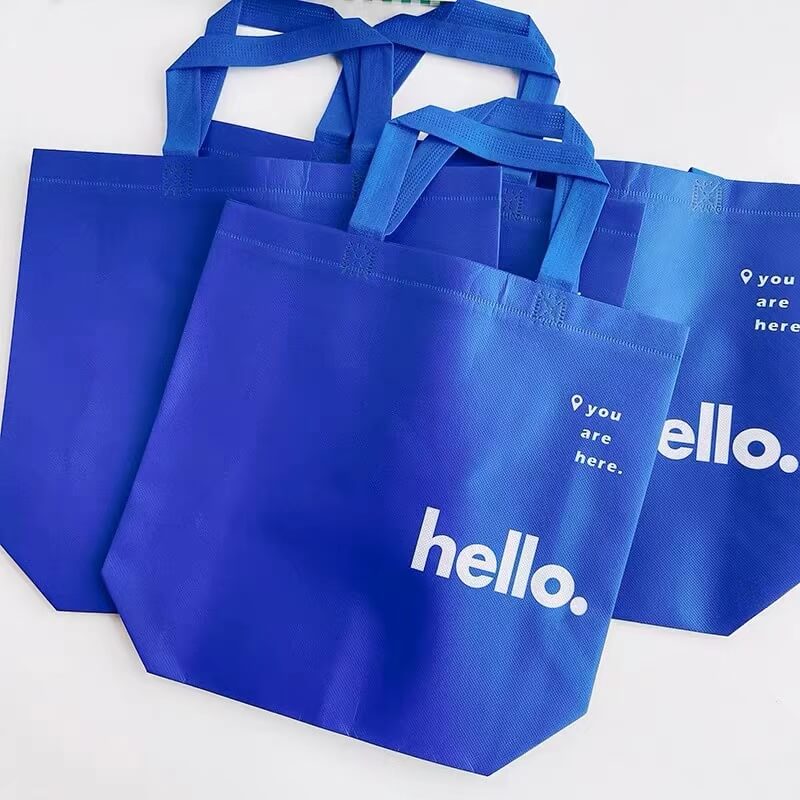 Custom Printed wholesales cheap Recycle Bag ultrasonic Non Woven with Logo Ultrasonic Bag gift bag