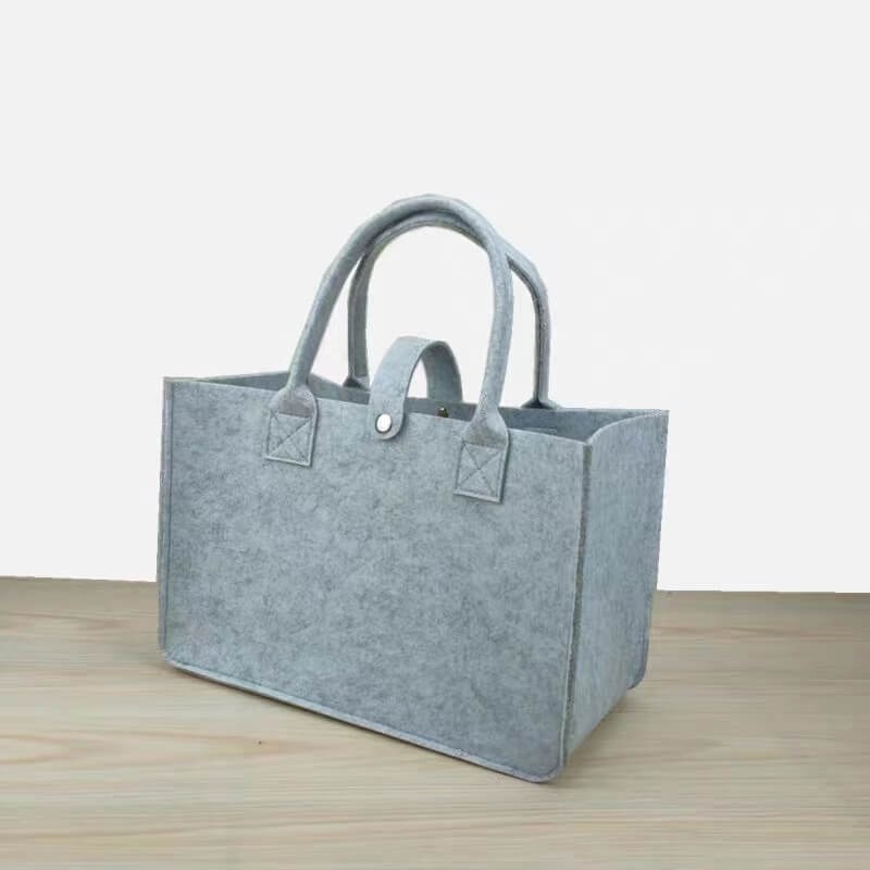 Hot Sale Felt Bag Custom Felted Fabrics Tote Bag Eco Friendly Shopping Bag