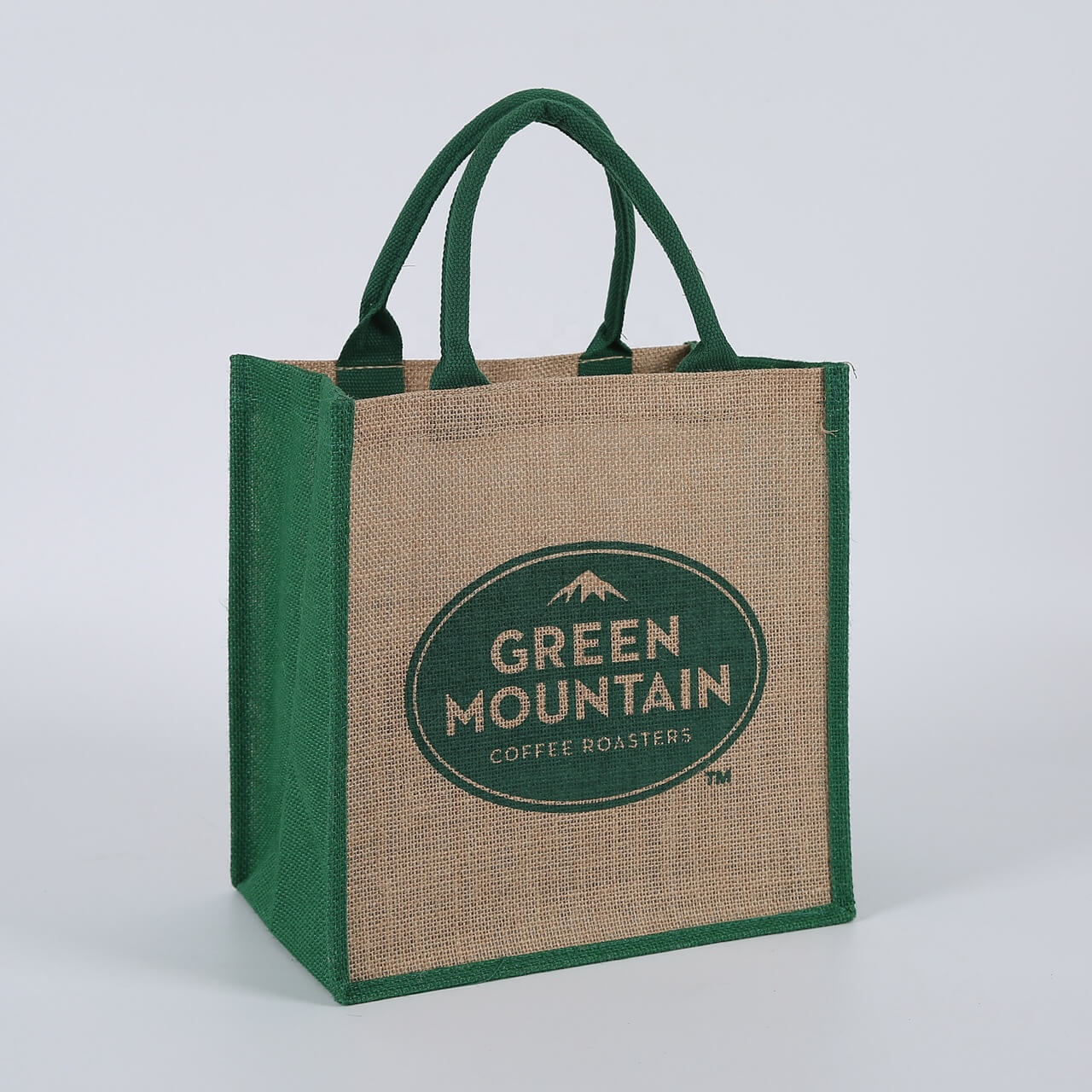 Wholesale Custom Natural Recycled Shopping Red Tote Jute Bag With Logo