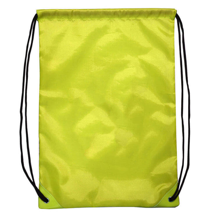 Promotional Custom Logo rPET Drawstring Backpack Bag Polyester Sports Gym String Bag