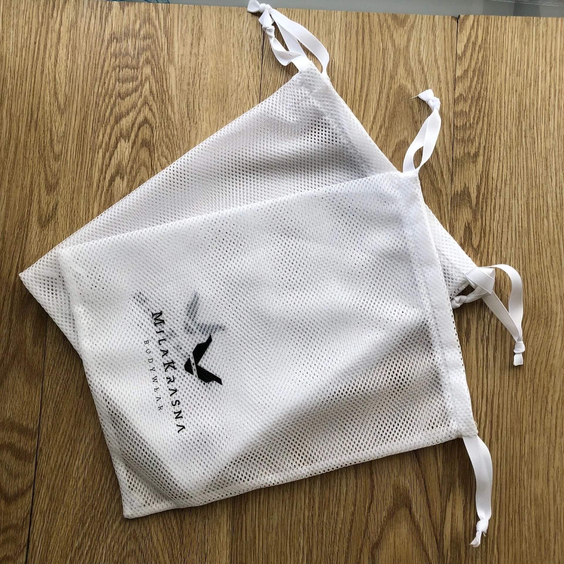 Customized Organic Cotton Mesh Soap Bag Natural Mesh Drawstring Gift Cosmetic Soap Pouch