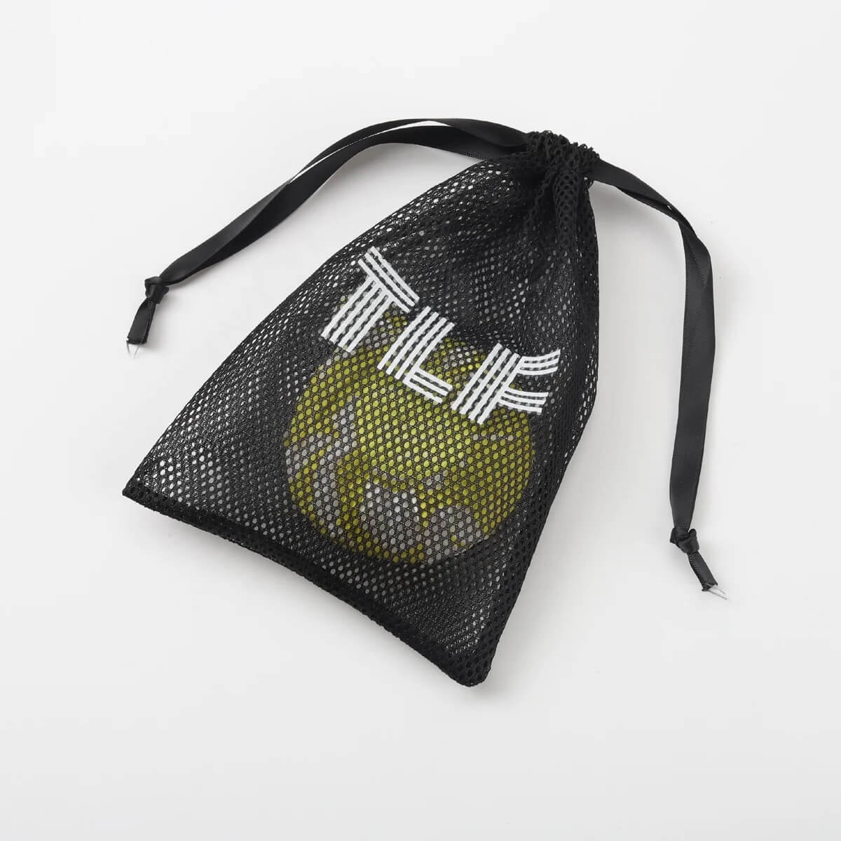 Custom Logo Printing Black White Nylon Mesh Gift Packaging Bag Luxury Drawstring Mesh Pouch For Shoe