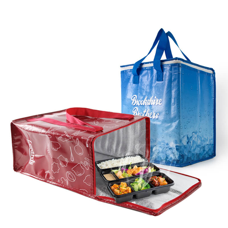 Custom logo Cooler Picnic Portable Ice Thermal Bag Food Bag Drink Carrier Insulated Bag