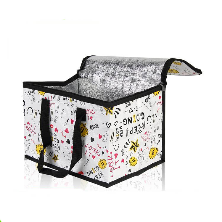 Waterproof Insulated Food Delivery Bag Thermal Food Bag Picnic Lunch Cooler Bag