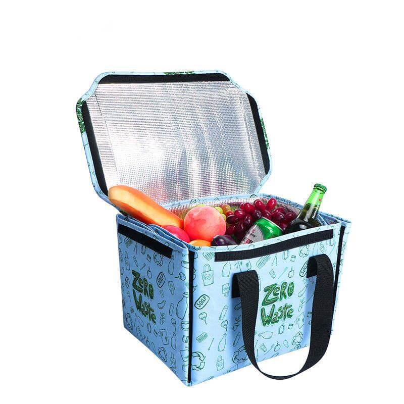 Custom Collapsible Cooler Bag Large Capacity Beach Mat Lunch Bag Cooler Wholesale Insulated Cooler Bags
