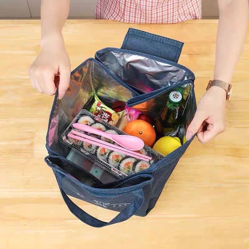 Foldable polyester Cooler Bag Insulated Picnic Cooler Bag Insulated Lunch Picnic Cooler Bags